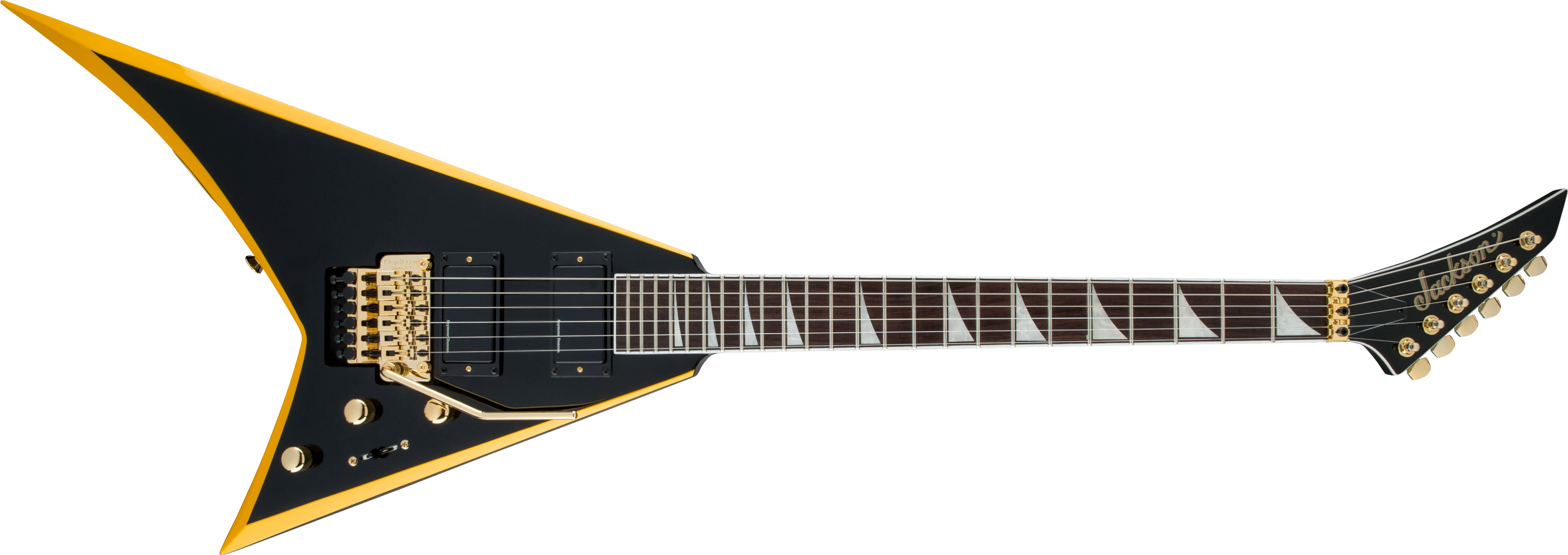 Guitarra Electrica Jackson Rrx24 - Blk W Ylw Bvls 2913636598 - The