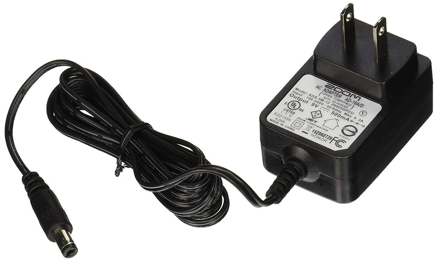 ZOOM(ズーム) ACアダプター USB DC9V出力 AD-16 送料無料/新品 - レコーディング、PA機材