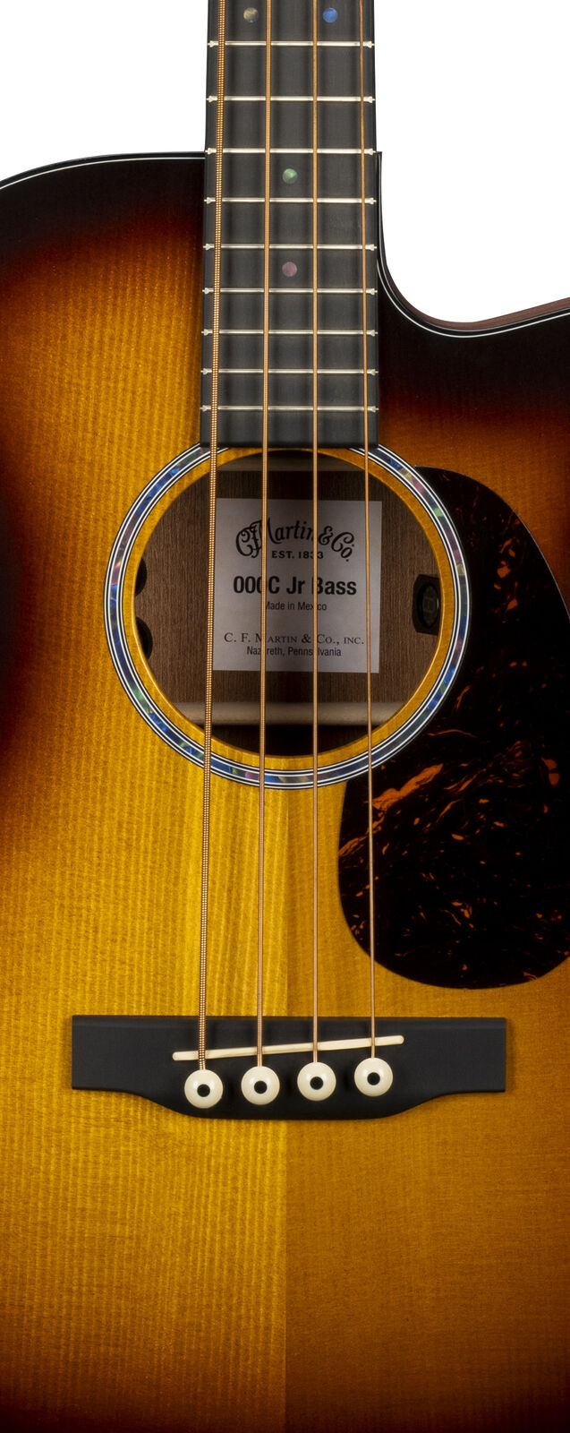 Bajo Electroacustico Martin 000cjr-e Bass Spr/sap W/s