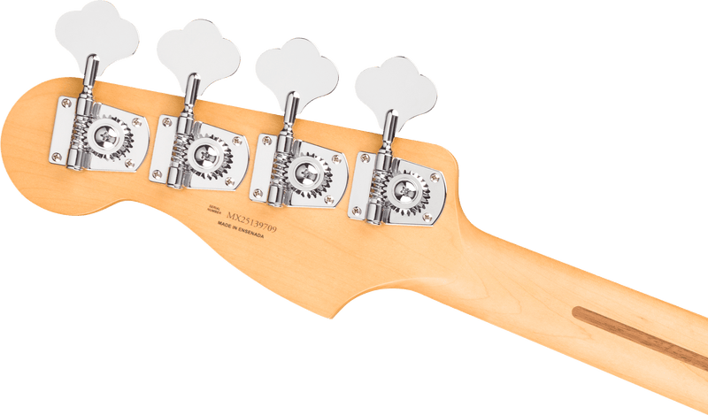 Bajo eléctrico Fender Player II Precision Bass Cactus Gray — detalle posterior del clavijero