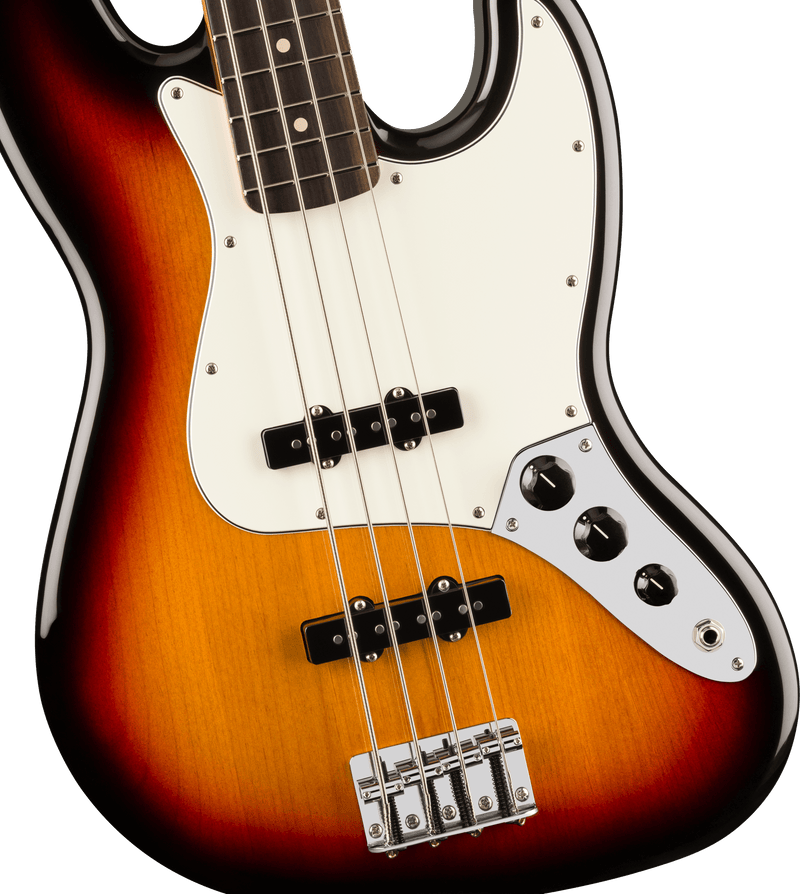 Bajo eléctrico Fender Player II Jazz Bass 3-Color Sunburst — detalle del cuerpo