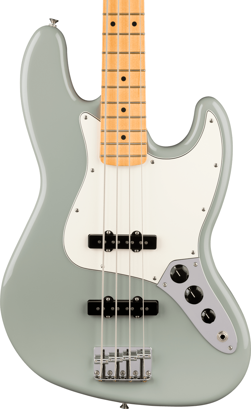 Bajo eléctrico Fender Player II Jazz Bass Cactus Gray — detalle del cuerpo