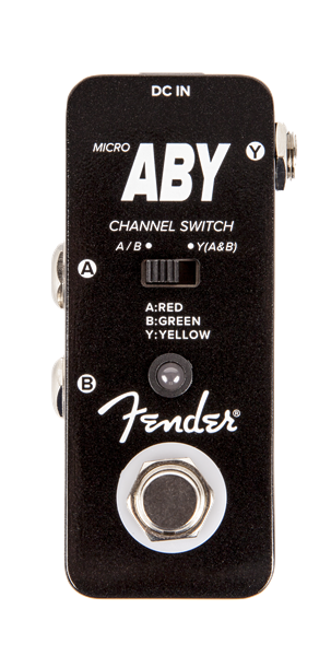 Pedal Fender Guitarra Electrica Micro ABY BK 0234514000