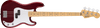 Bajo eléctrico Fender Standard Precision Bass Candy Cola — vista frontal