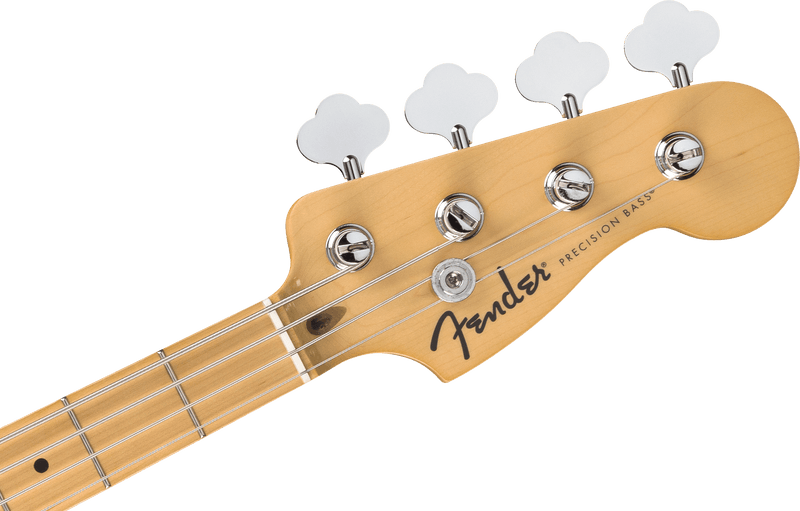 Bajo eléctrico Fender Standard Precision Bass Candy Cola — detalle del clavijero