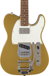 Guitarra eléctrica Squier Classic Vibe Custom Telecaster SH with Bigsby Aztec Gold — detalle del cuerpo