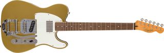 Guitarra eléctrica Squier Classic Vibe Custom Telecaster SH with Bigsby Aztec Gold — vista frontal