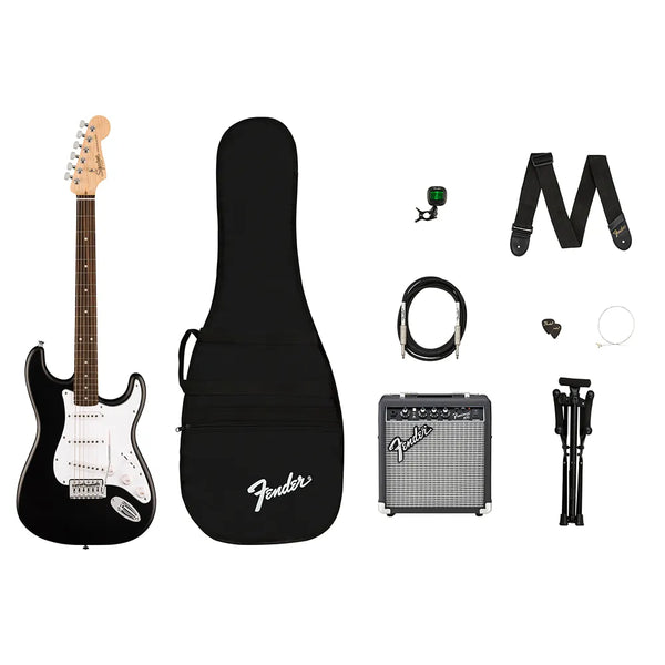 Guitarra Electrica Fender Squier Debut Stratocaster Pk 0379800006 Kit Blk