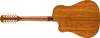 Guitarra electroacústica Fender CD-140SCE 12-String Natural — vista posterior