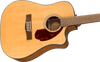 Guitarra electroacústica Fender CD-140SCE 12-String Natural — vista 4