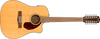 Guitarra electroacústica Fender CD-140SCE 12-String Natural — vista frontal