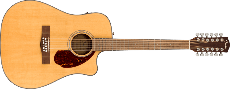 Guitarra electroacústica Fender CD-140SCE 12-String Natural — vista frontal