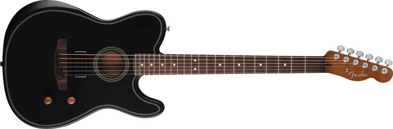 Guitarra Electroacustica Fender Acoustasonic Standard Telecaster Negra 0973113506