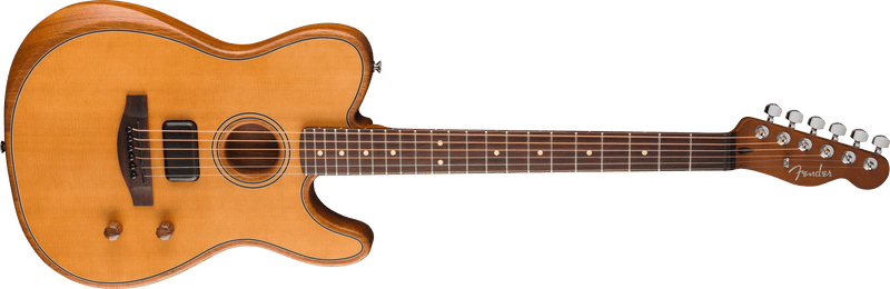 Guitarra Electroacústica Fender Acoustasonic Standard Telecaster Natural Envejecido 0973113534