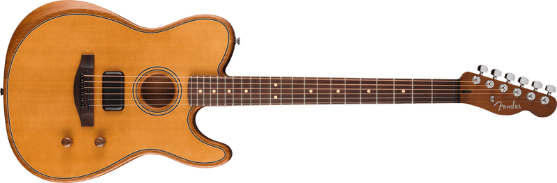 Guitarra Electroacústica Fender Acoustasonic Standard Telecaster Natural Envejecido 0973113534