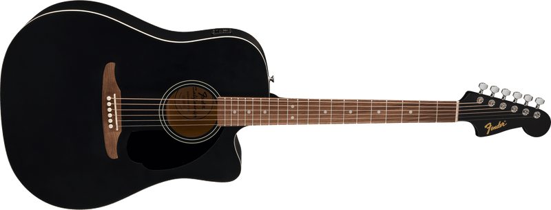 Guitarra Electroacustica Fender California Debut Redondo Negra 0974010506