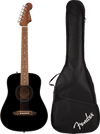 Guitarra Acustica Fender Ca Std Redondo Mini Wb Ib Blk 0974101106
