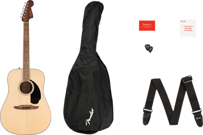 Guitarra Acustica Fender Ca Std Redondo Bpg Nat 0974200421 Kit