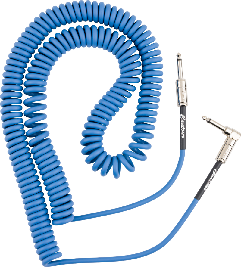 Cable Fender Contour Espiral 9 Metros 30ft Azul 0990573002