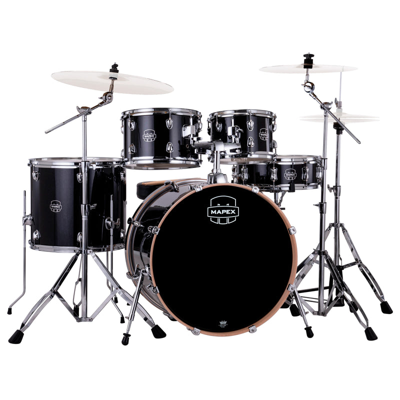 Batería acústica Mapex Venus VE5295FTVH Black Galaxy Sparkle — vista 1