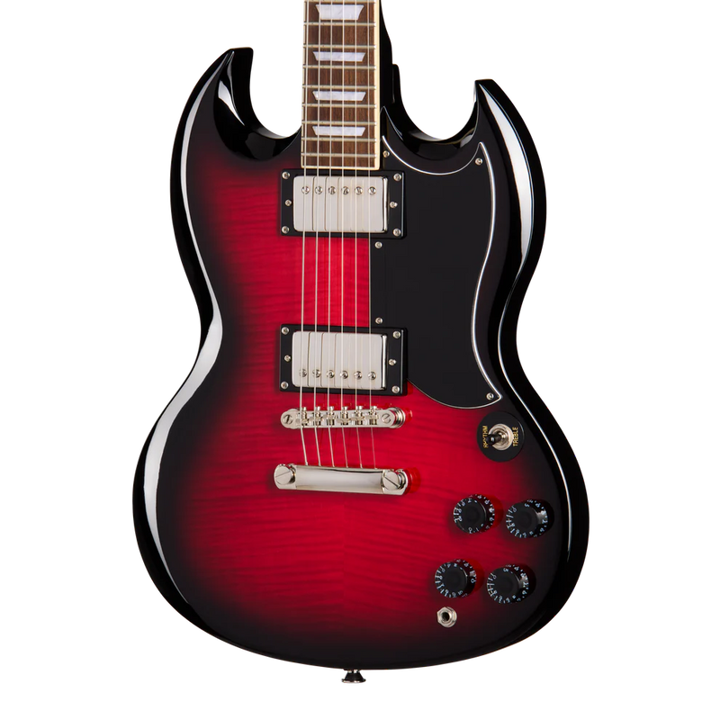 Guitarra Electrica Epiphone E1SGTPCBNH1 Sg Tribute Plus Cherry Bust