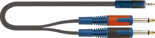 Cable Quik Lok RKSA/140-2 De 3,5 mm TRS A Dos 6,35 mm TS De 2 m — vista 1