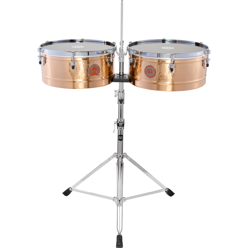 Timbales Meinl Patricio El Chino Diaz de 14 y 15 pulgadas Bronze — vista 1