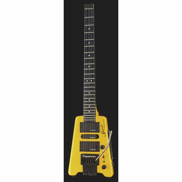 Guitarra Eléctrica Steinberger Spirit GT-PRO Deluxe Hot Rod Yellow Con Funda — vista 2