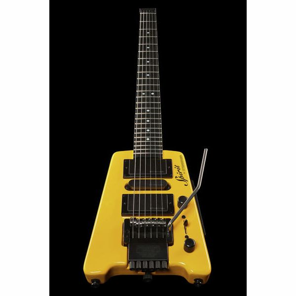 Guitarra Eléctrica Steinberger Spirit GT-PRO Deluxe Hot Rod Yellow Con Funda — vista 8
