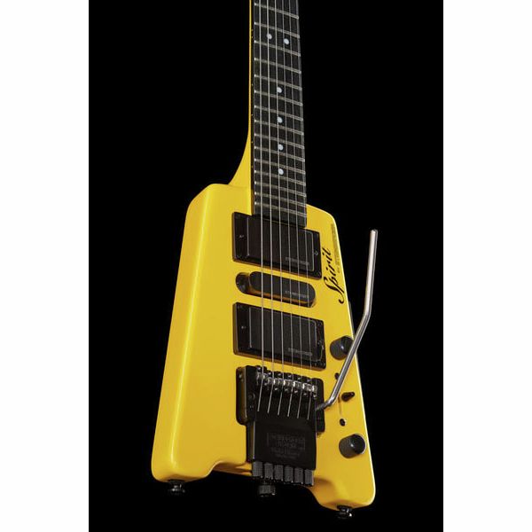Guitarra Eléctrica Steinberger Spirit GT-PRO Deluxe Hot Rod Yellow Con Funda — vista 10