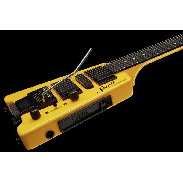 Guitarra Eléctrica Steinberger Spirit GT-PRO Deluxe Hot Rod Yellow Con Funda — vista 14