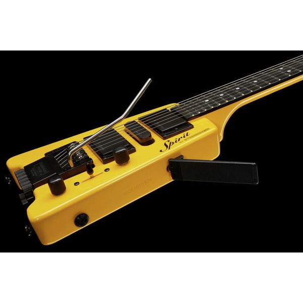 Guitarra Eléctrica Steinberger Spirit GT-PRO Deluxe Hot Rod Yellow Con Funda — vista 15