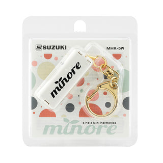 Armónica Mini Suzuki Minore MHK-5W Blanca — vista 1
