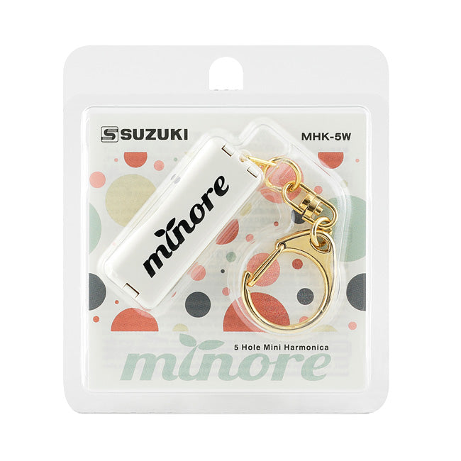 Armónica Mini Suzuki Minore MHK-5W Blanca — vista 1