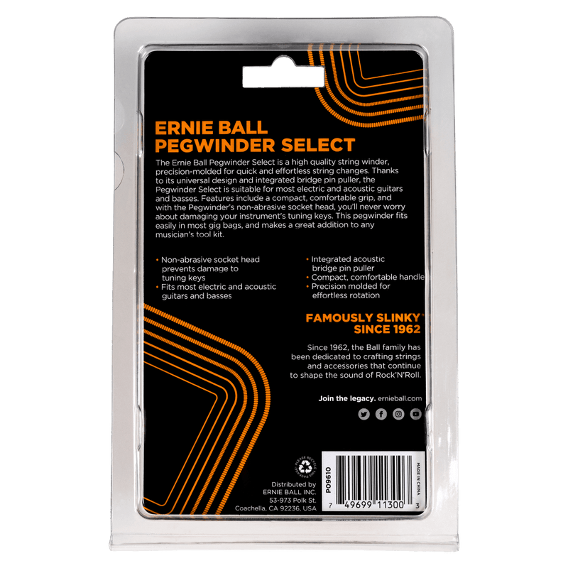 Enrollador Ernie Ball P09610 Guitarra