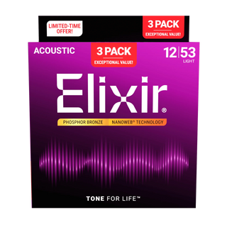 Encordado Elixir Guitarra Acustica 16569 12-53 X3