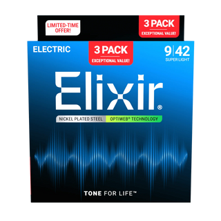 Encordado Elixir Guitarra Electrica 16571 9-42 X3