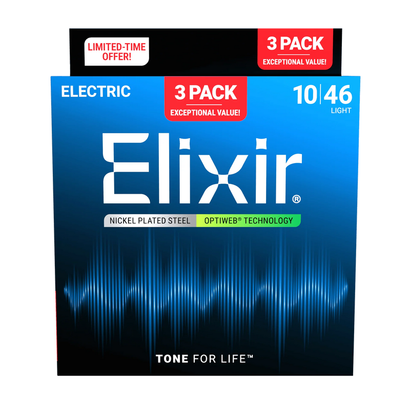 Encordado Elixir Guitarra Electrica 16572 10-46 X3