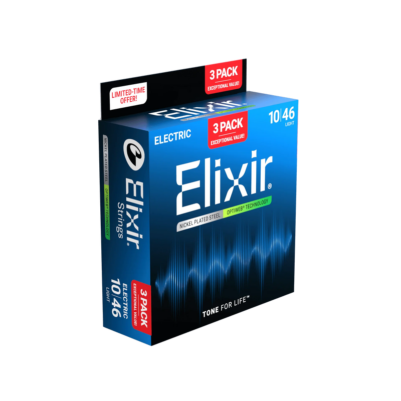 Encordado Elixir Guitarra Electrica 16572 10-46 X3