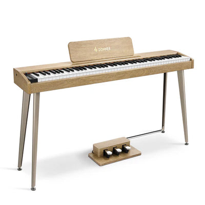 Piano Digital Donner Ec6681 Ddp-60 Light Wood