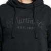 Buzo Martin 18CM0217L Hoodie Tone On Tone Black L — vista 1