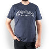Camiseta Martin 18CM0261S Vintage Navy Logo Blanco S — vista 2