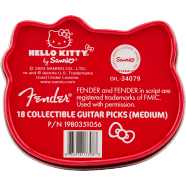 Porta Pajuelas Fender Hello Kitty Con 18 Pajuelas