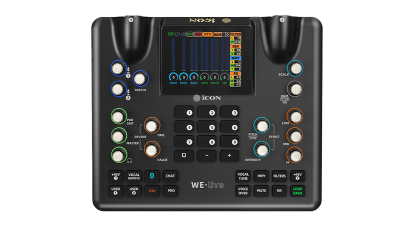 Interfaz Para Streaming Icon Pro Audio WeLive Con DSP Y Batería — vista 3