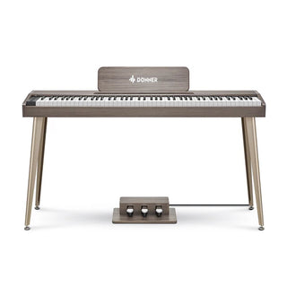 Piano Digital Donner Ec6786 Ddp-60 Classic Gray