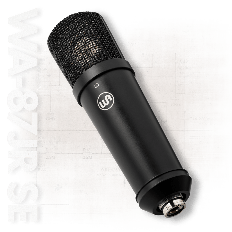 Micrófono De Condensador Warm Audio WA-87jr SE-B Negro — vista 1