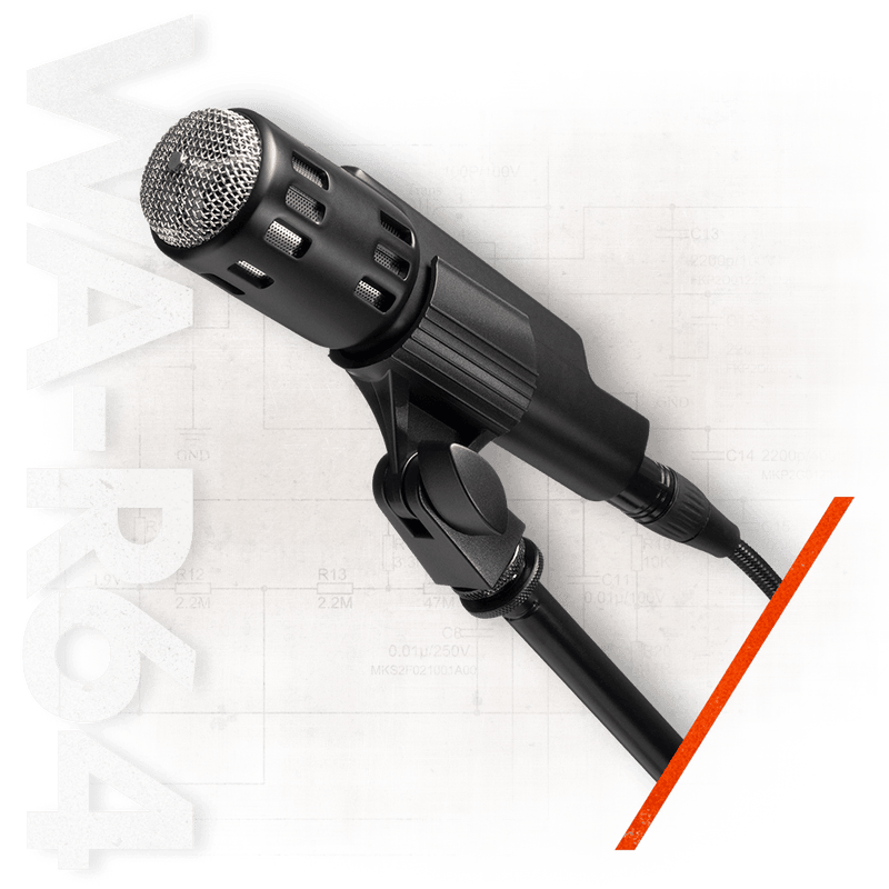 Micrófono Dinámico Warm Audio Retro 64 WA-R64B Negro — vista 1
