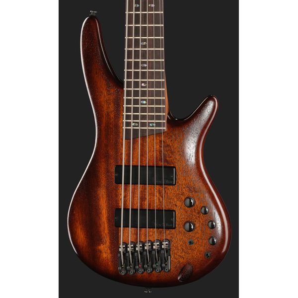 Bajo eléctrico Ibanez SR506A-MHL Mahogany Brown Burst Low Gloss — vista 8
