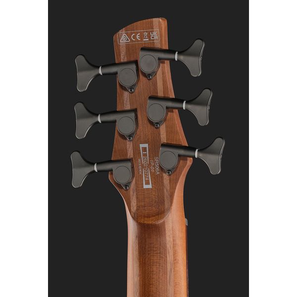 Bajo eléctrico Ibanez SR506A-MHL Mahogany Brown Burst Low Gloss — vista 11