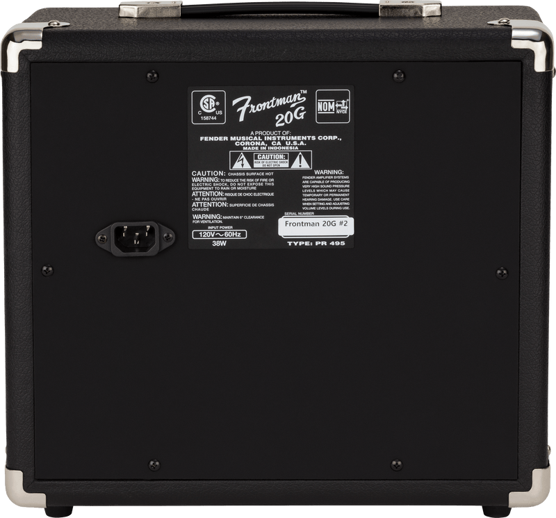 Amplificador Fender Frontman 20g 2311500900 Ds Guitarra Electrica